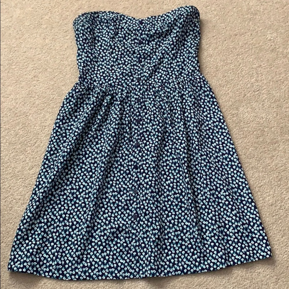 Strapless mini flower dress from Gap!
